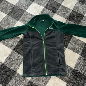Columbia Forest Green and Charcoal Jacket